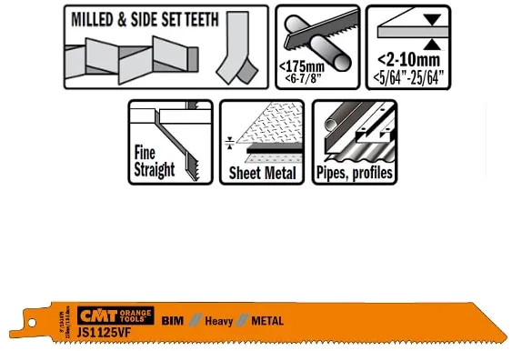 Bajonettklinge 225mm BIM Heavy