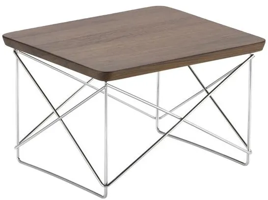 Vitra Occasional LTR Tisch Walnuss/Chrom